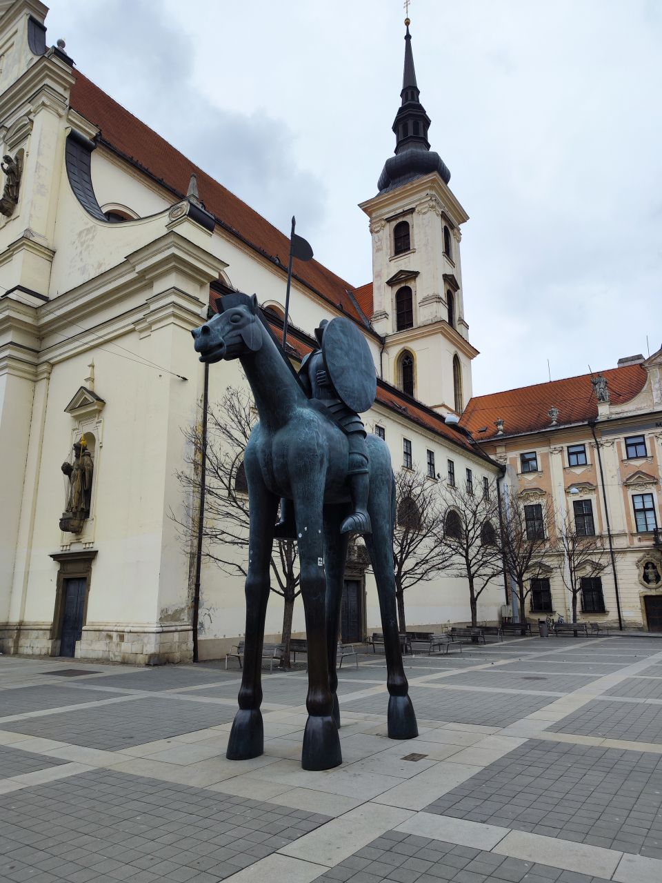 Brno Czech Republic, Jobst of Moravia statue