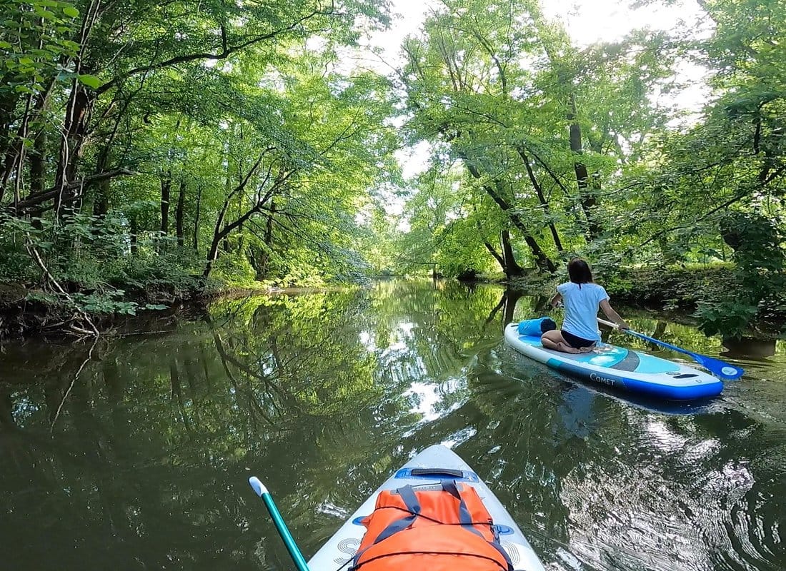 Scenic Paddleboarding Adventure: Nové Mlýny to Lednice